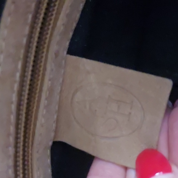 Ash clutch wristlet, leather suede - Picture 6 of 12